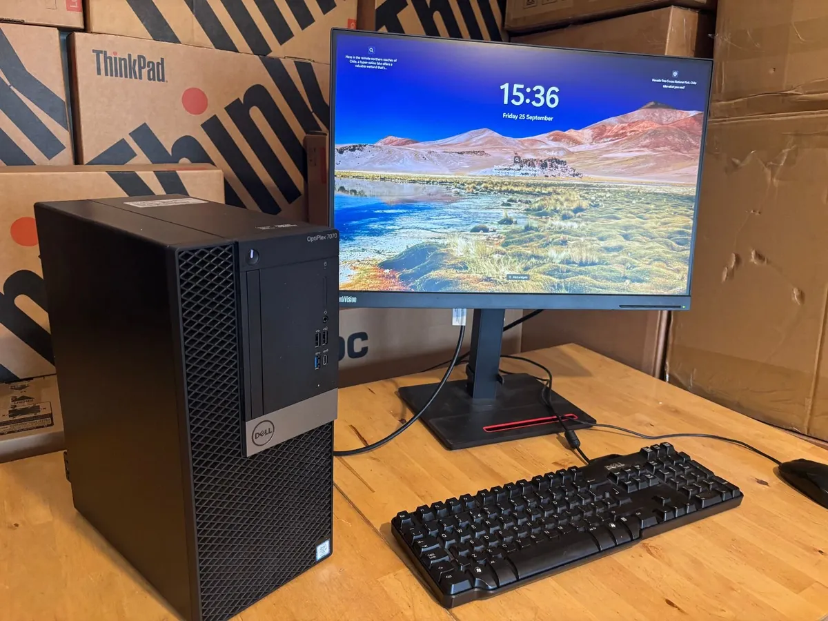 Dell Optiplex 7070 Complete PC-i7-16Gb-24" Screen - Image 4