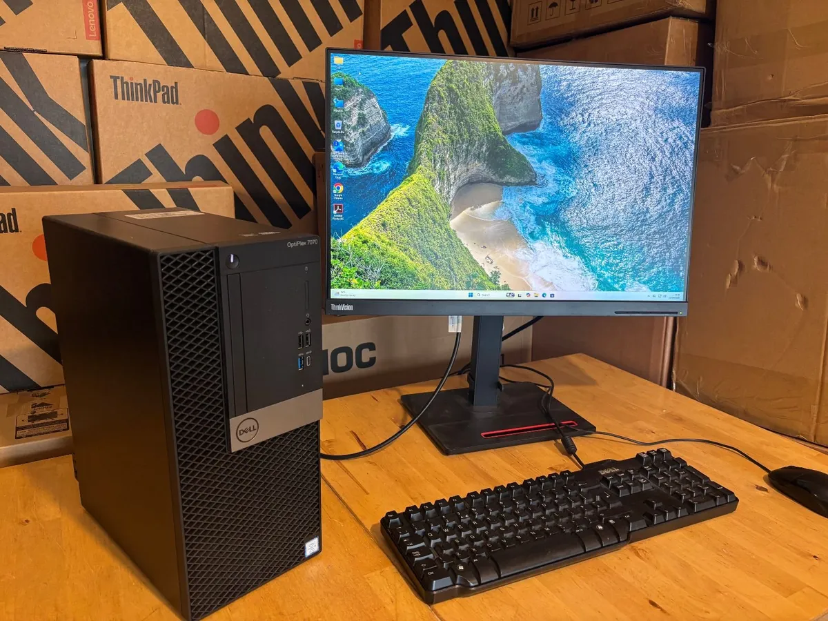 Dell Optiplex 7070 Complete PC-i7-16Gb-24" Screen - Image 2