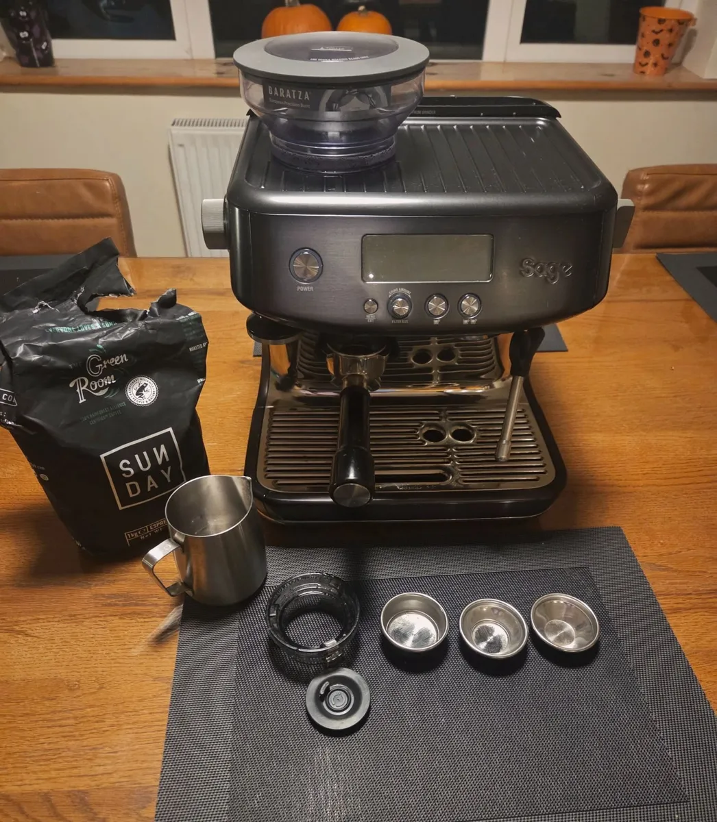 Sage The Barista Pro Coffee Maker Black Stainless - Image 1