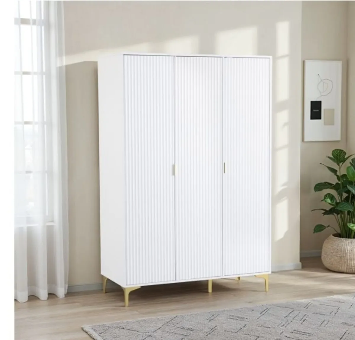 Miami 3 Door Wardrobe - Image 1