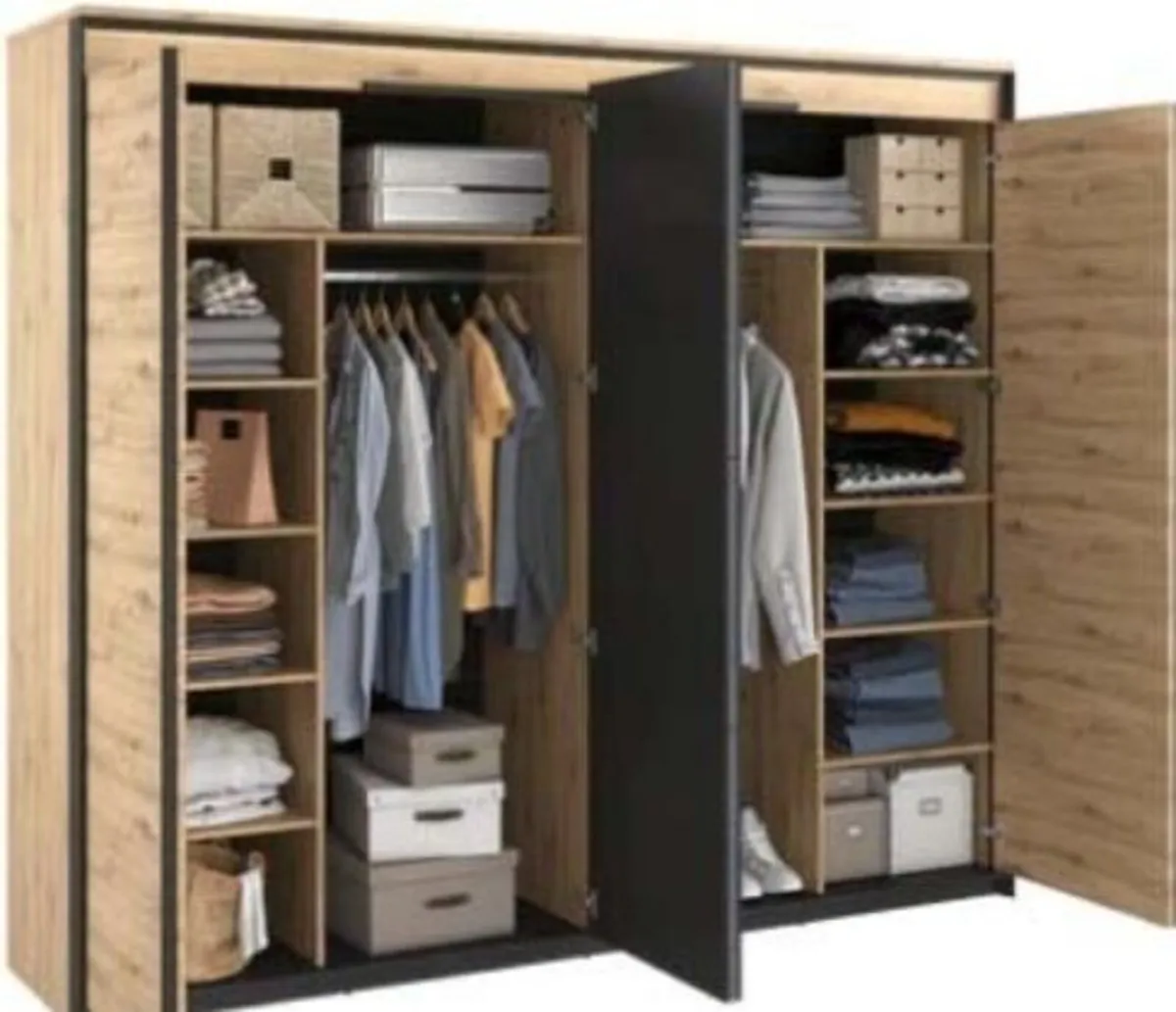 Quant 4 Door Wardrobe (LED Included) - Image 2