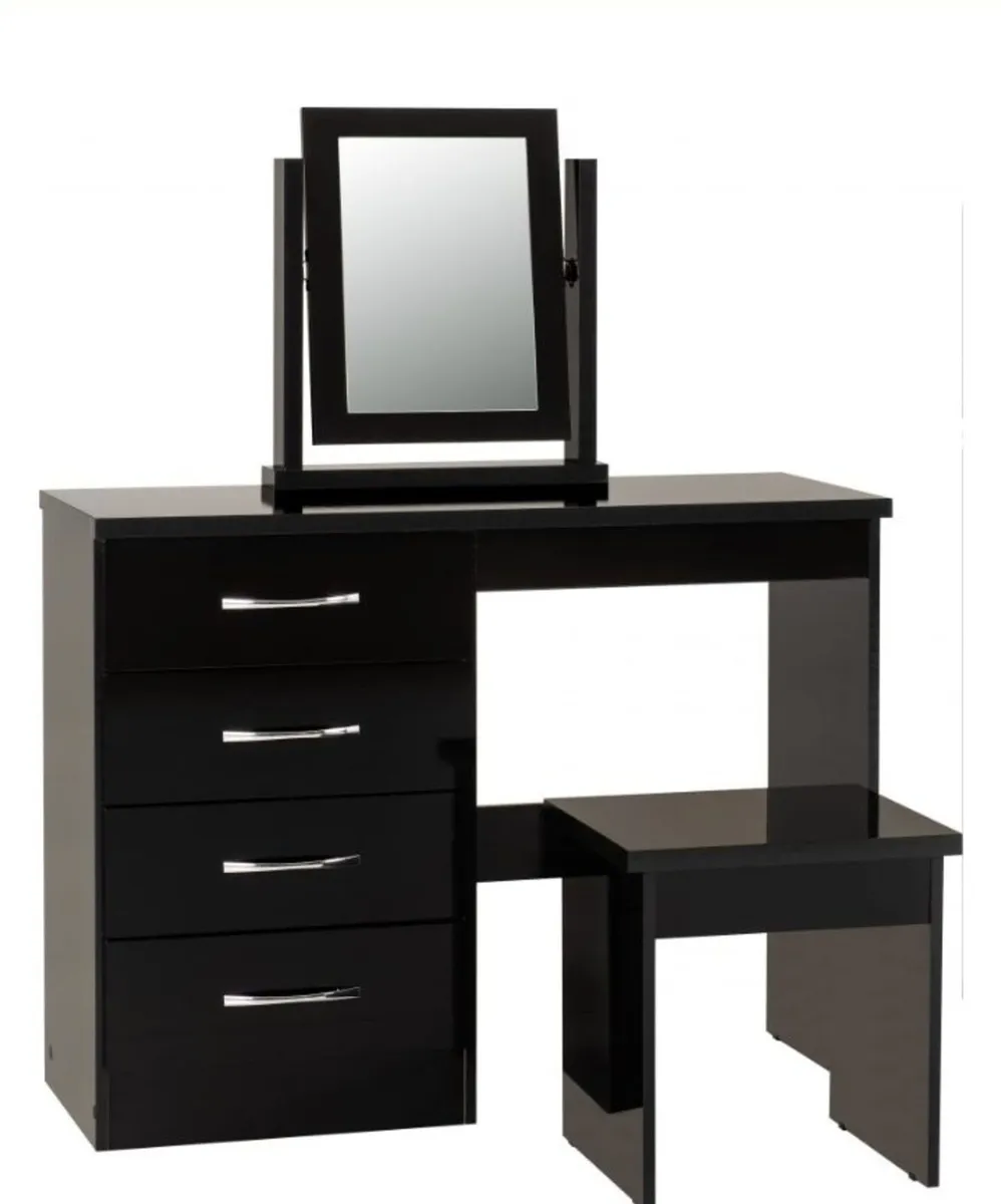 Nevada 4 Drawer Dressing Table Set - Image 1