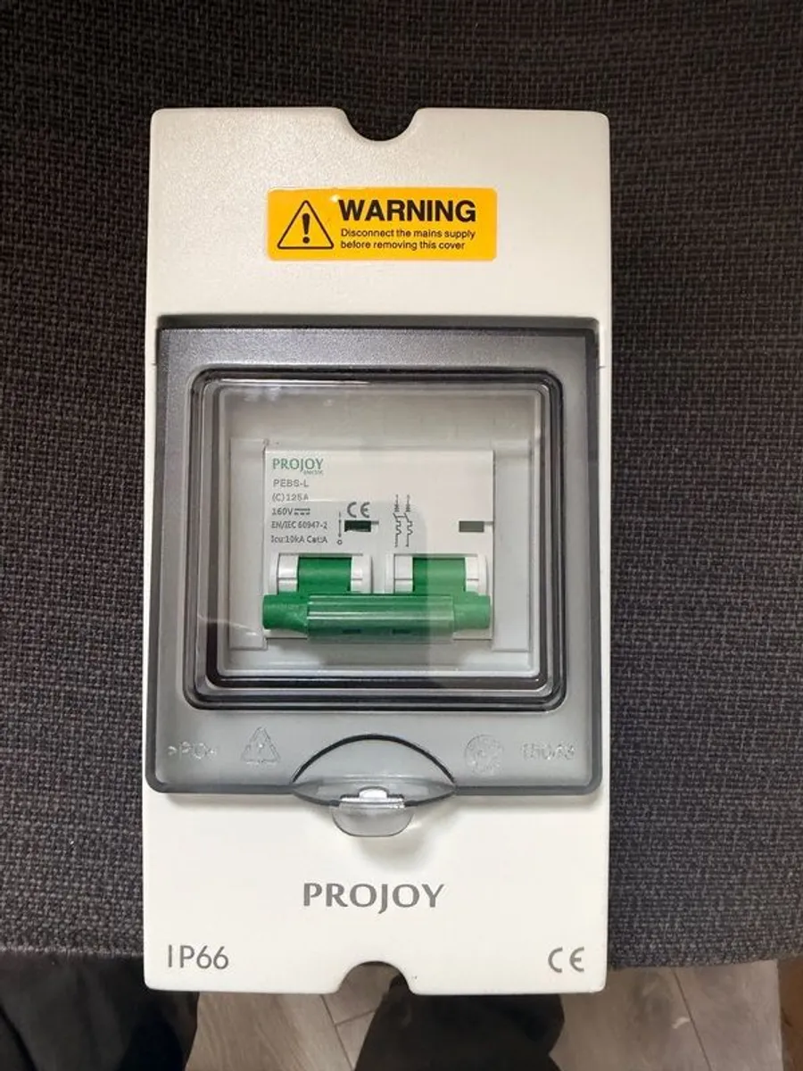 ProJoy 125A DC MCB In Enclosure (Solar Battery Isolator)