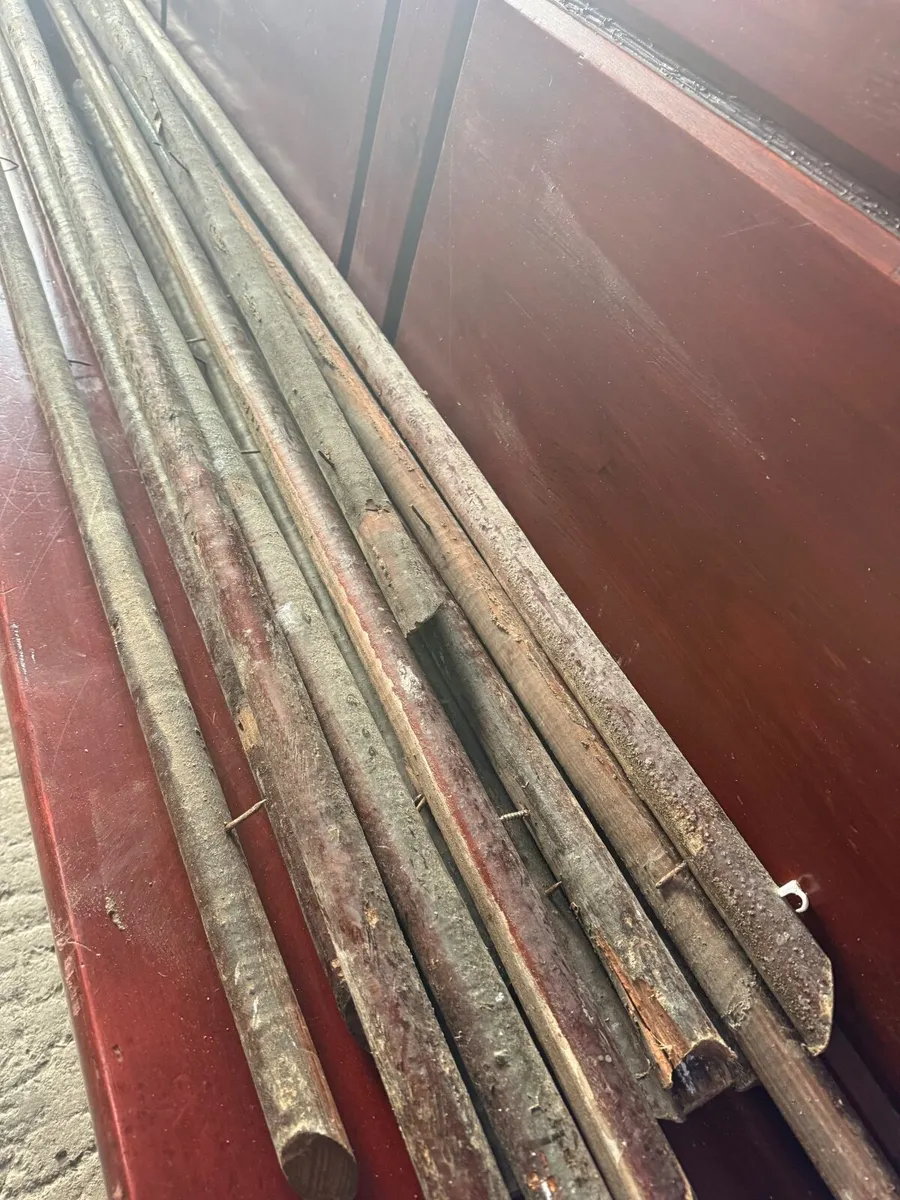 Pitch Pine altar beading for walking  sticks - Image 4