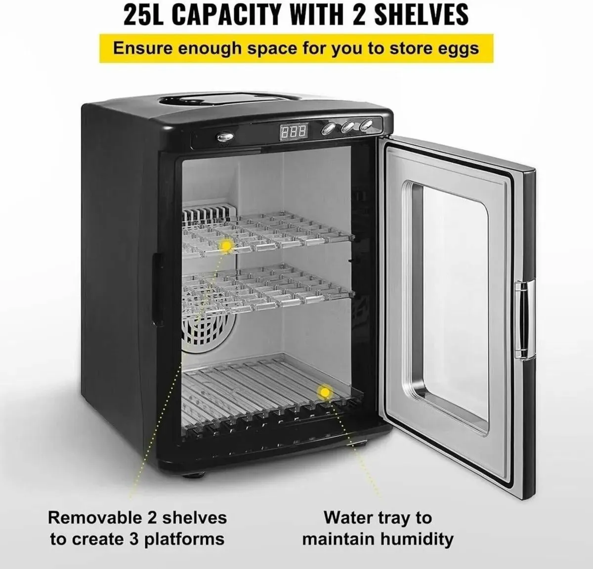 Digital 25L Reptile Egg Incubator for Hatching - Image 2