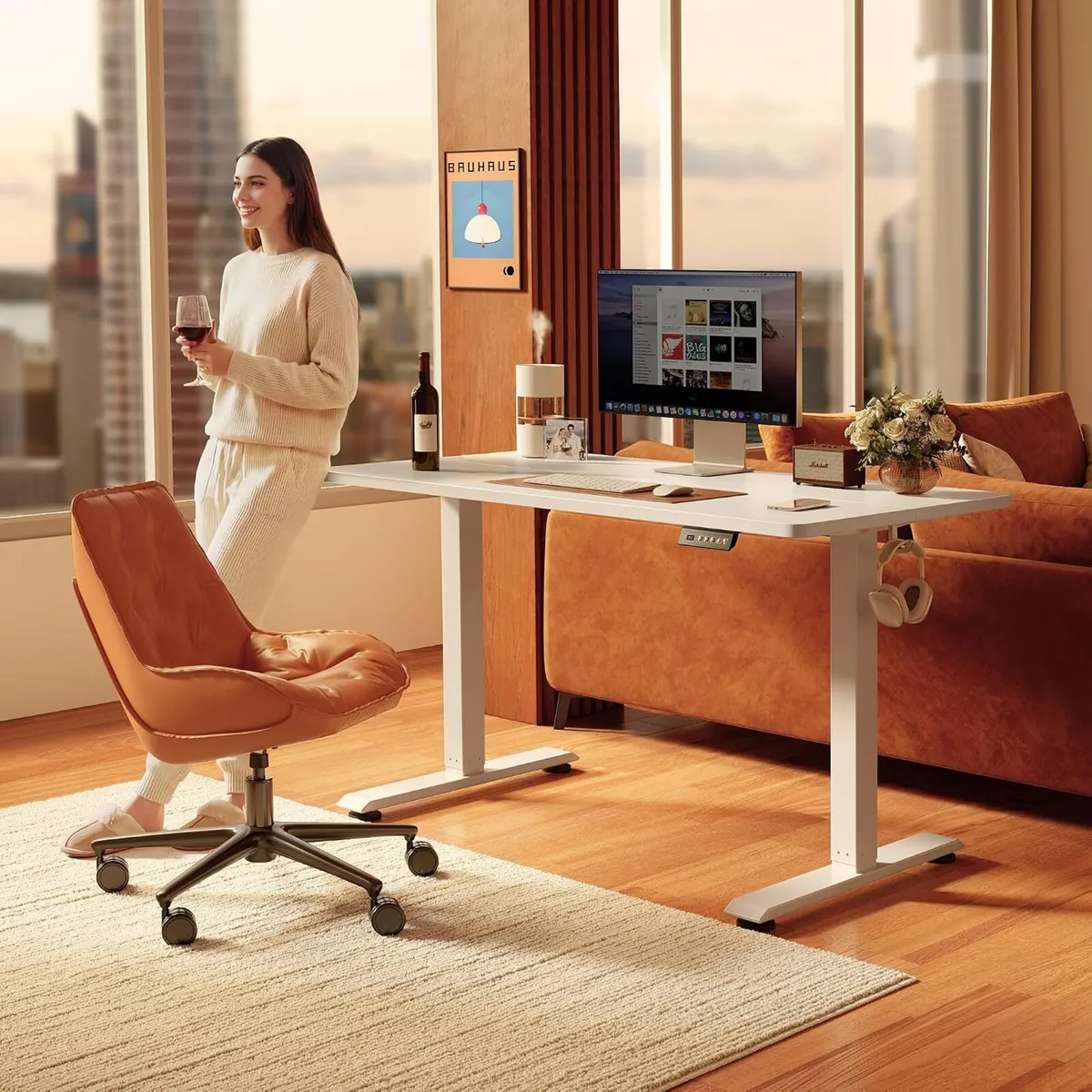 Electric Standing Desk 100 X 60CM Height - Image 2