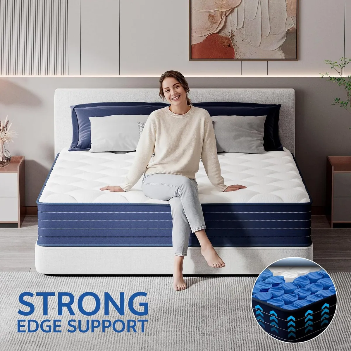Mattress 25CM Medium Firm for Back Lumbar Pain - Image 3