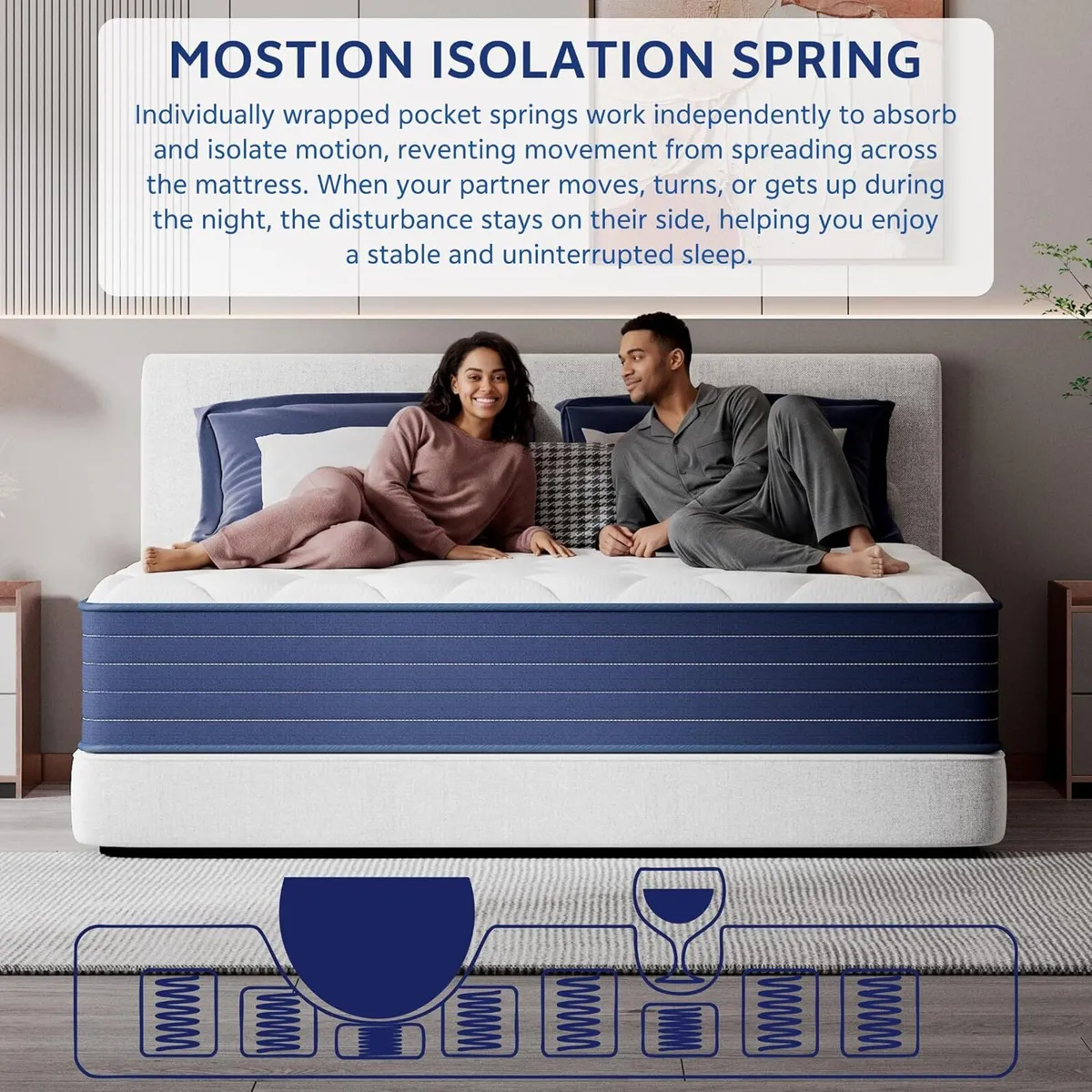 Mattress 25CM Medium Firm for Back Lumbar Pain - Image 4