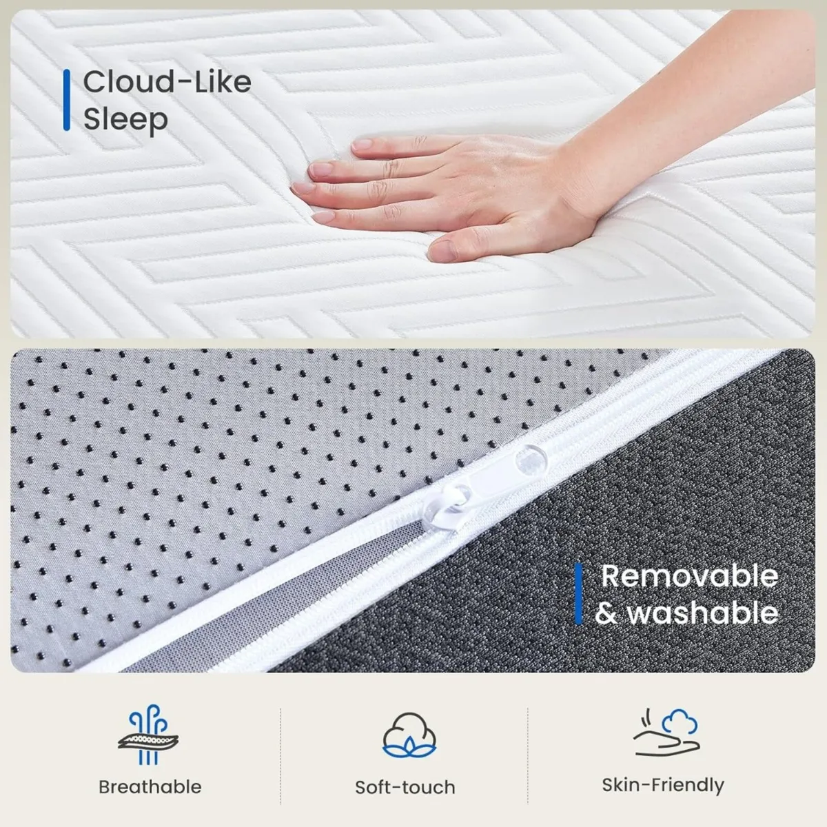 Mattress Memory Foam —medium Firm Orthopaedic - Image 3