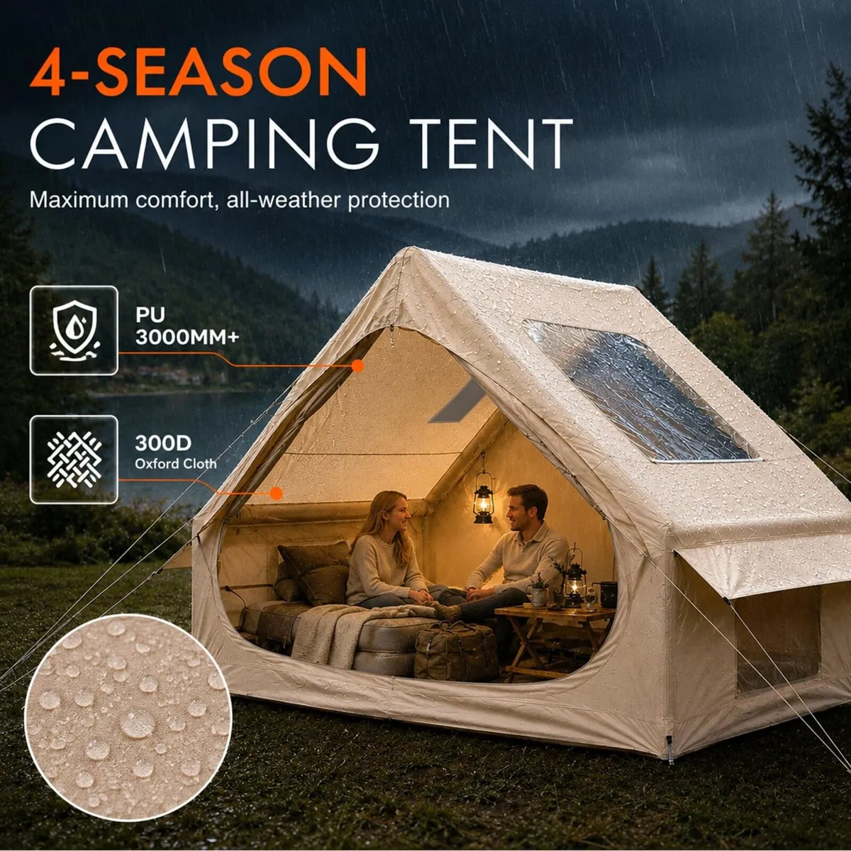 Inflatable Tent for Camping 4-6 Person - Image 4