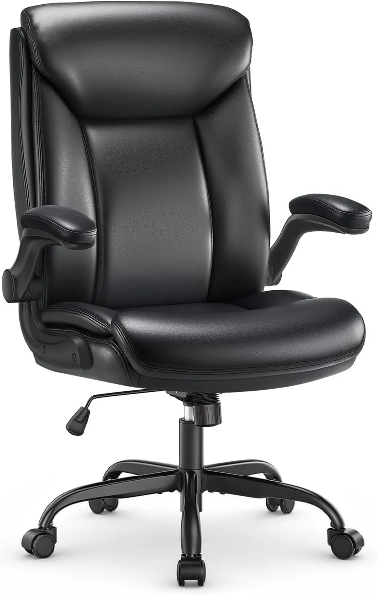 Leather Office Chair High Back Executive Computer - Image 1