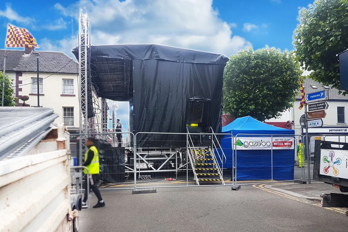 Heavy Duty Pop Up Gazebo Steel 40mm  3m x 4.5m - Image 4