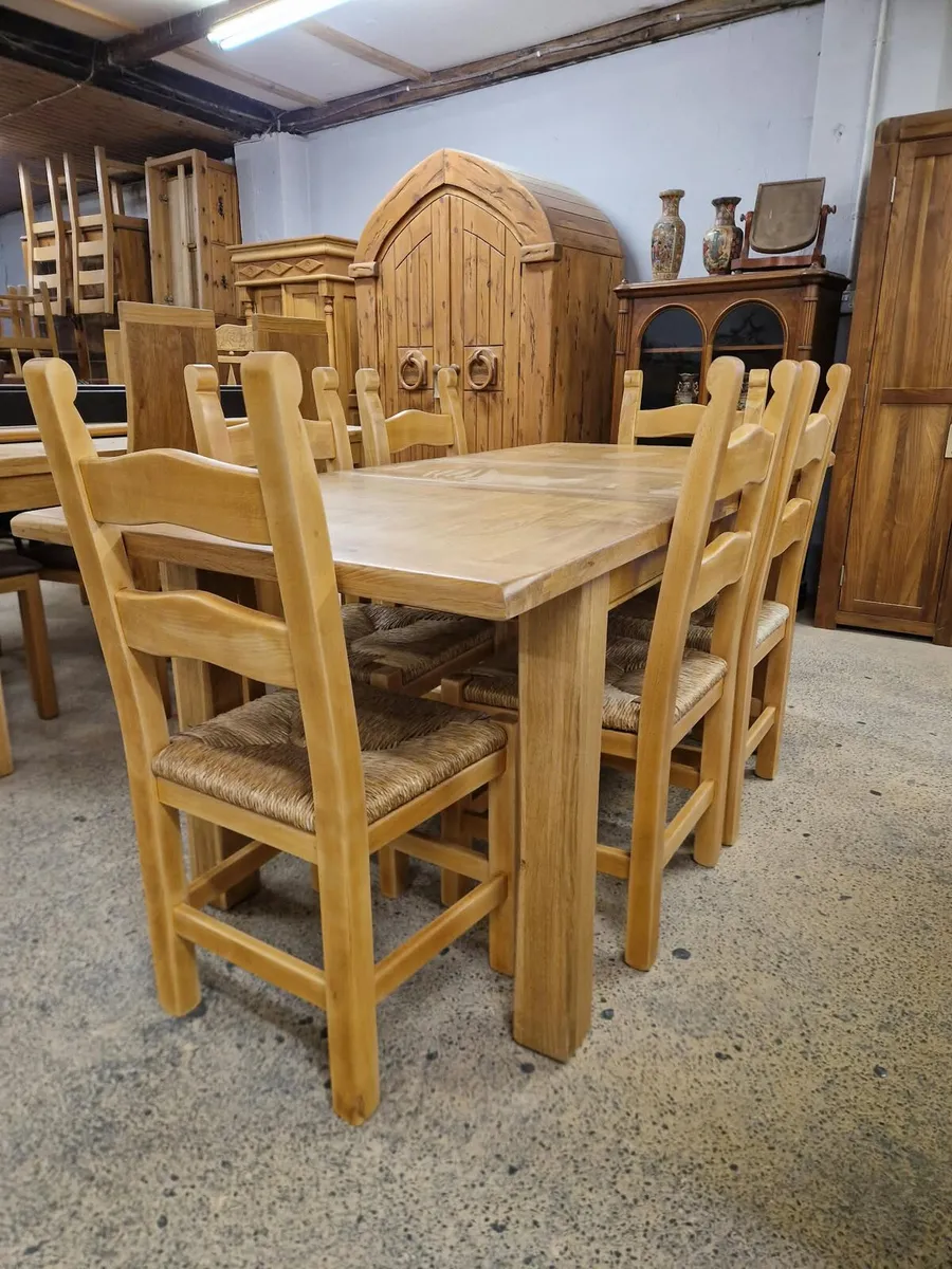 Tables, chairs, pine workshop - Image 3