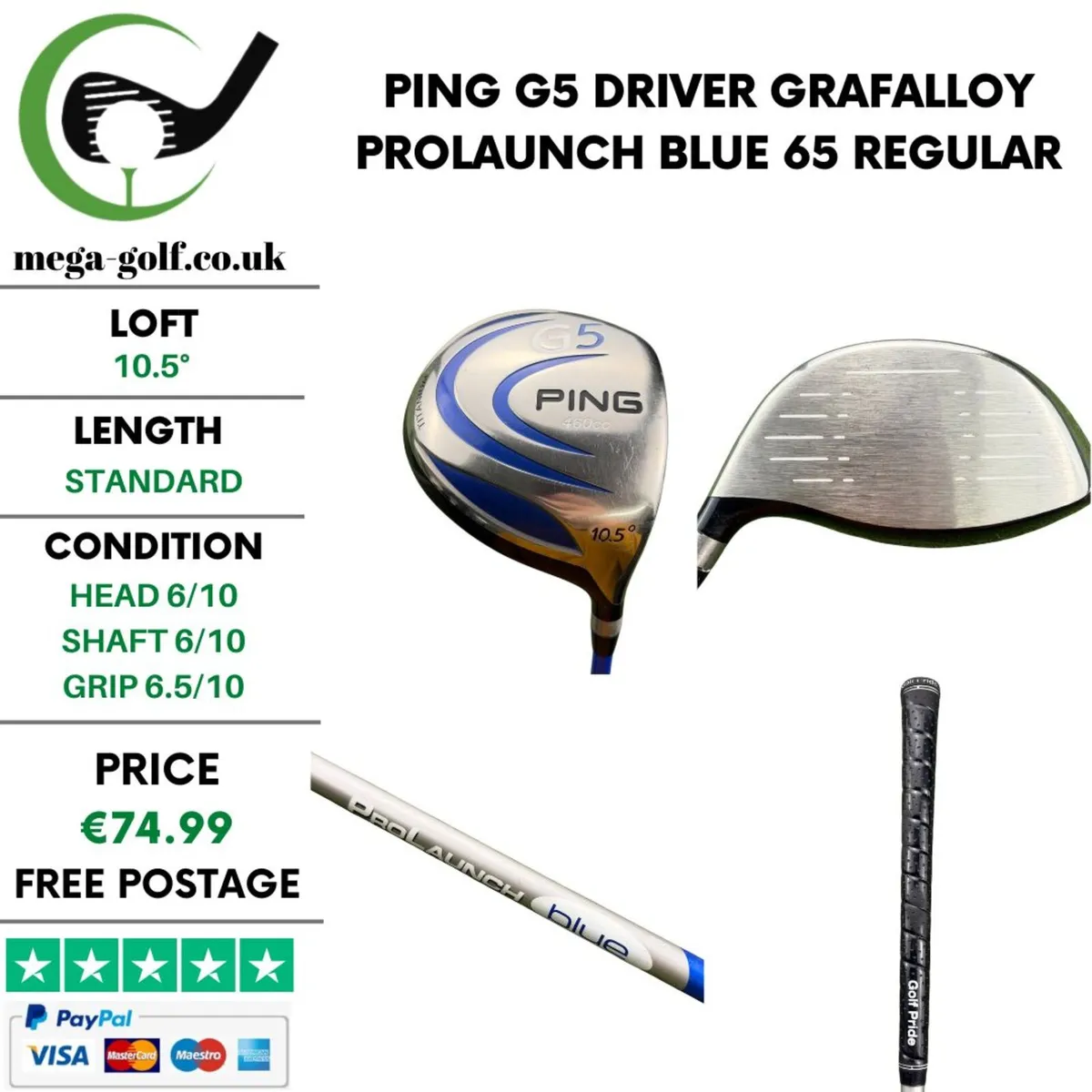 Ping G5 Driver / 10.5° / Regular - Image 1