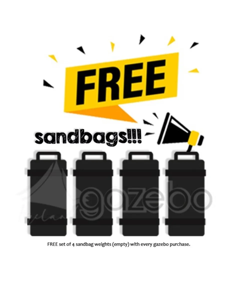 3x4.5m Heavy-Duty Pop Up Gazebo 40mm FREE delivery - Image 2