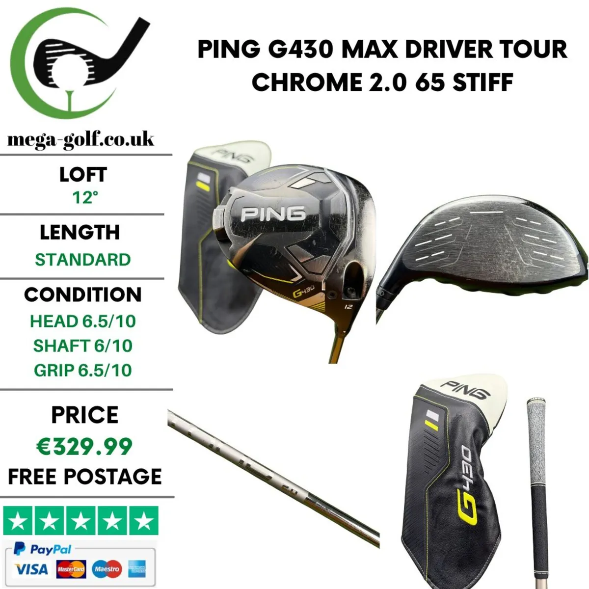 Ping G430 Max Driver / 12° / Stiff - Image 1