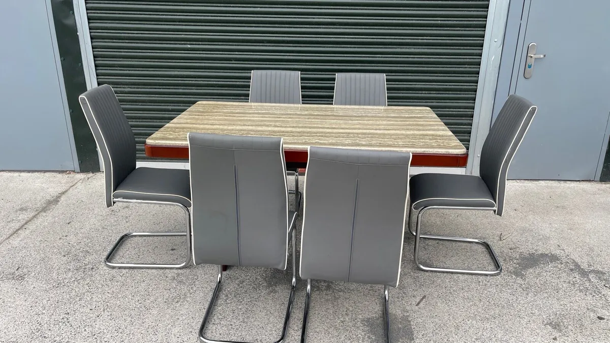 Dinning table with chairs - Image 3