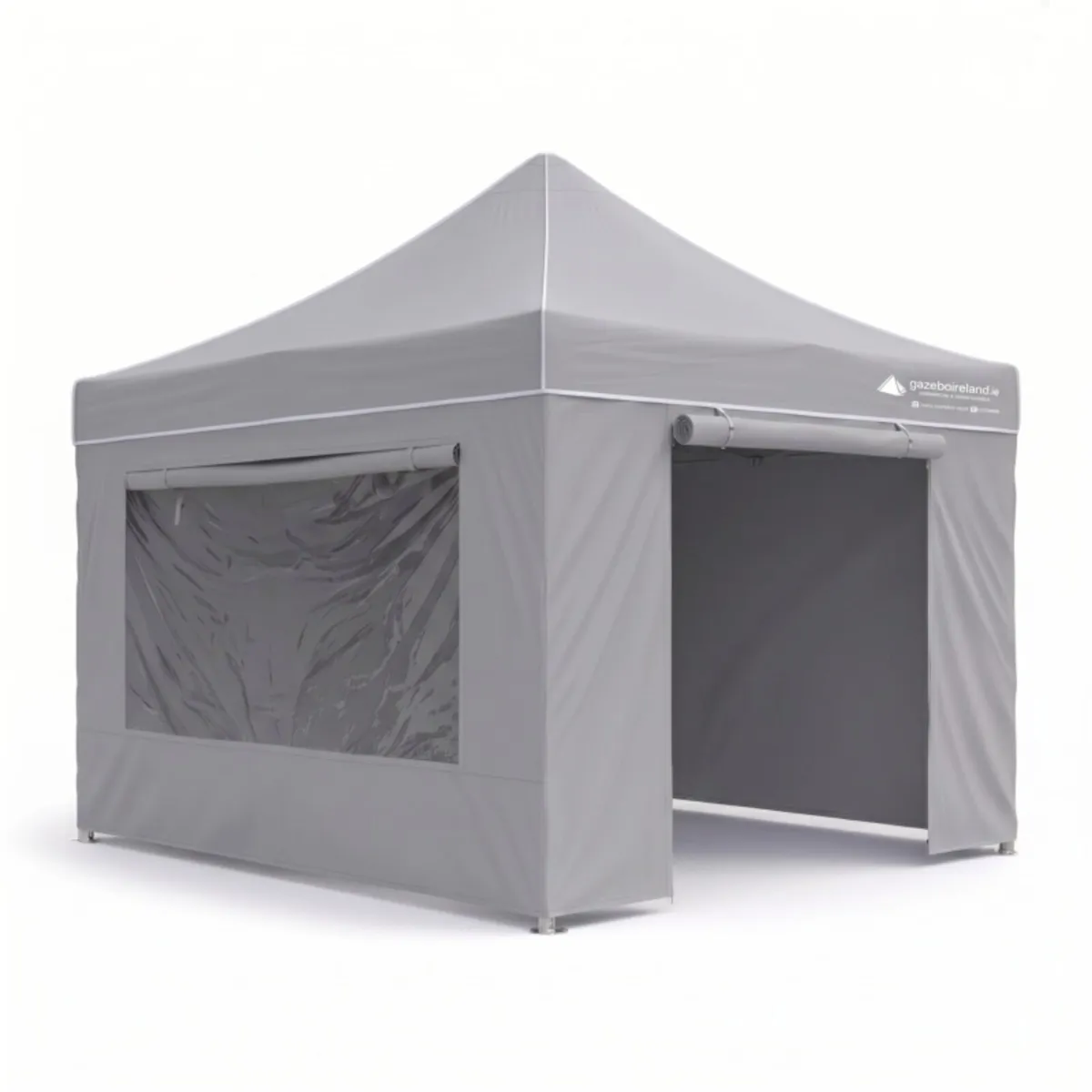 Heavy Duty 50mm Alu 3x3m pop-up Gazebo (4sides) - Image 1