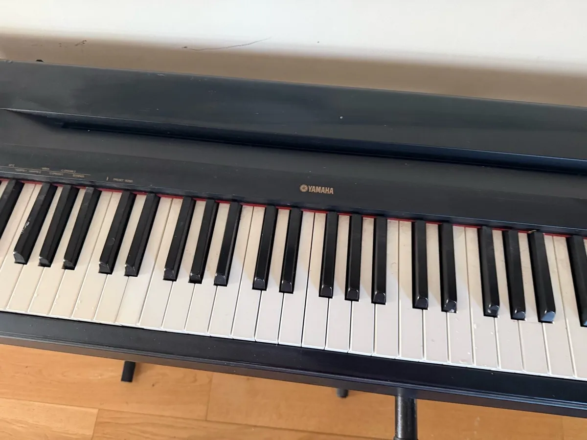 Yamaha piano and stand - Image 2