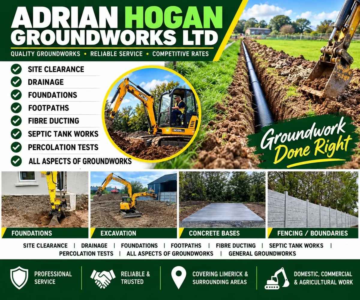 GROUNDWORKS – Domestic • Agricultural • Commercial - Image 1