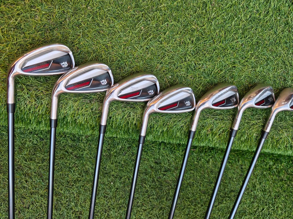 Left hand Wilson dynapower irons graphite - Image 1
