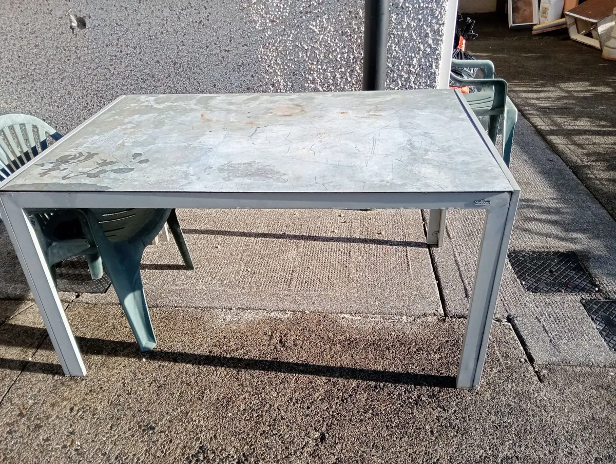 Solid Steel table