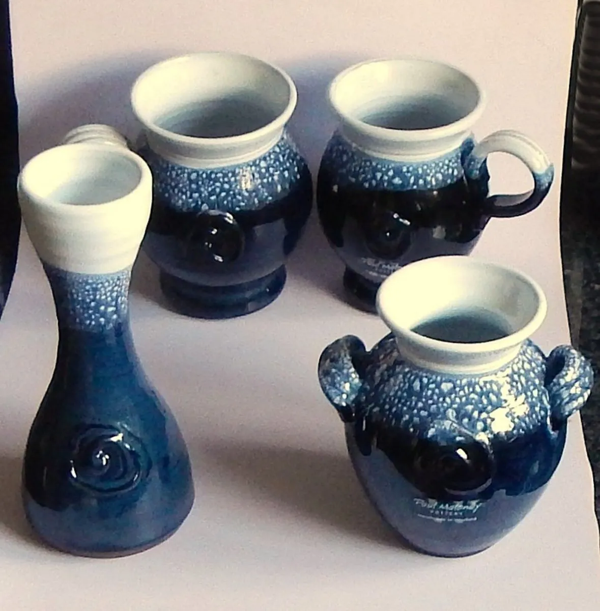 Selection of Paul Maloney ‘Ocean’ Pottery Pieces - Image 1