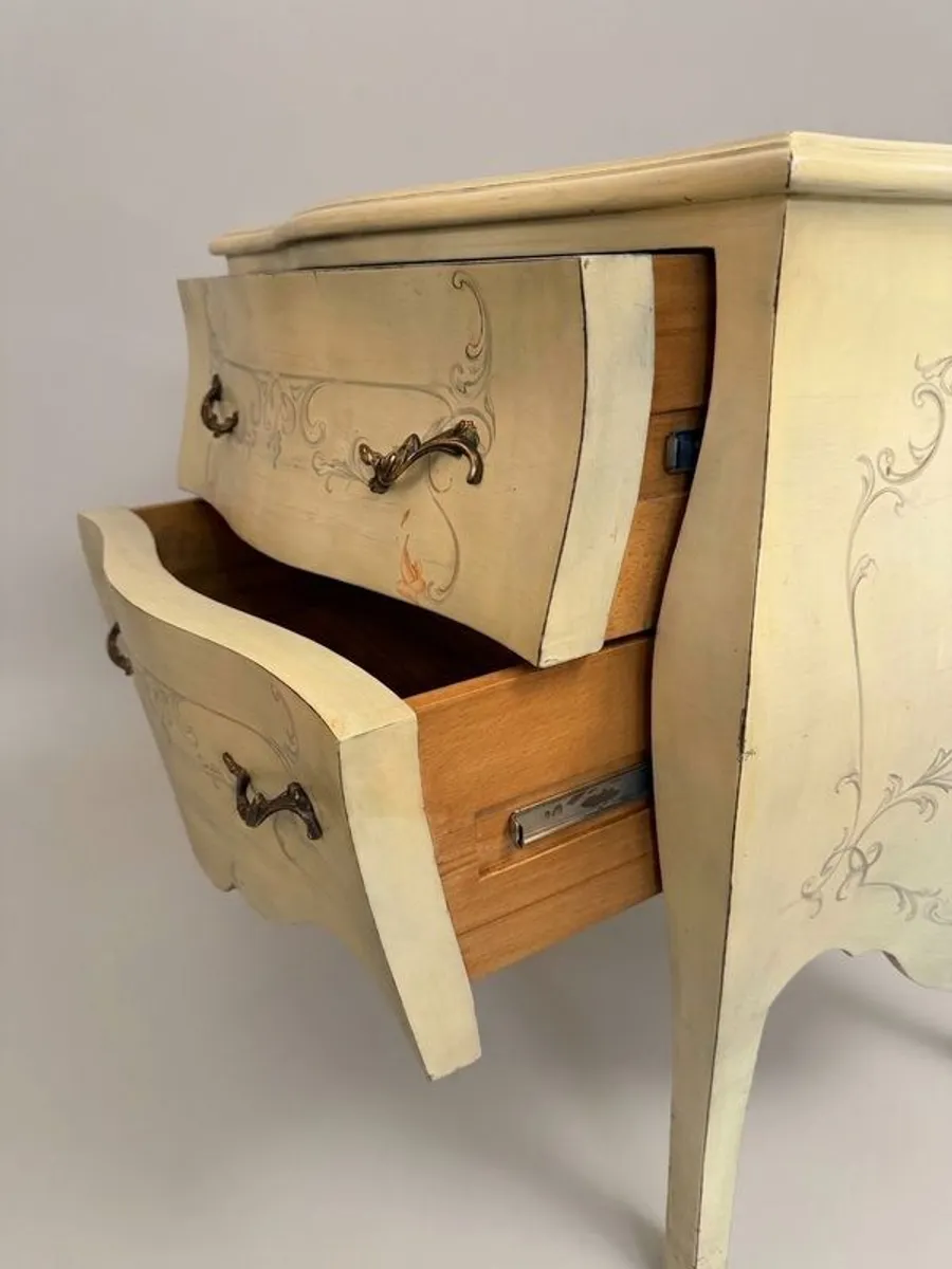 Vintage Venetian-Style Painted Chest of Drawers - Image 2
