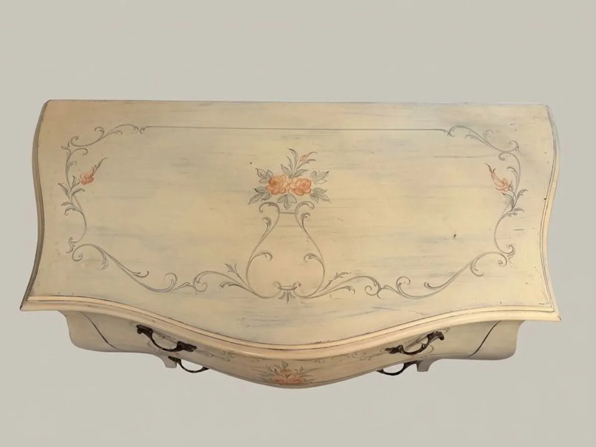Vintage Venetian-Style Painted Chest of Drawers - Image 3