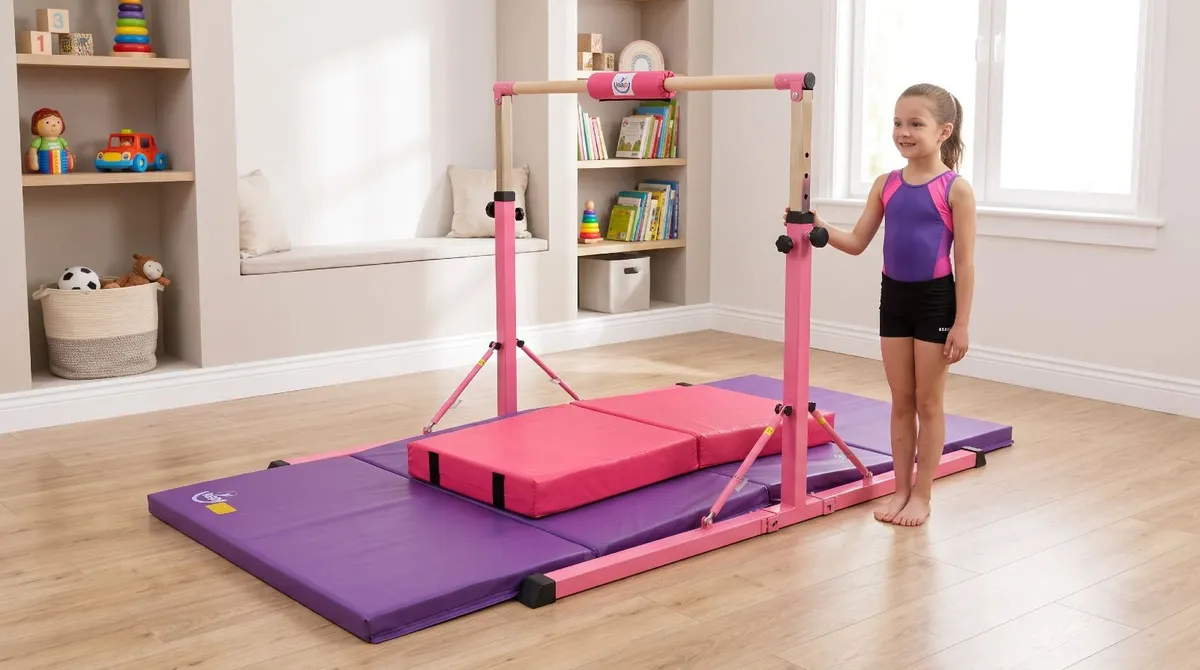 LEAP  Gymnastics bar  KIT and free balance beam - Image 2