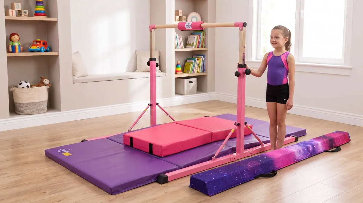 LEAP  Gymnastics bar  KIT and free balance beam - Image 3