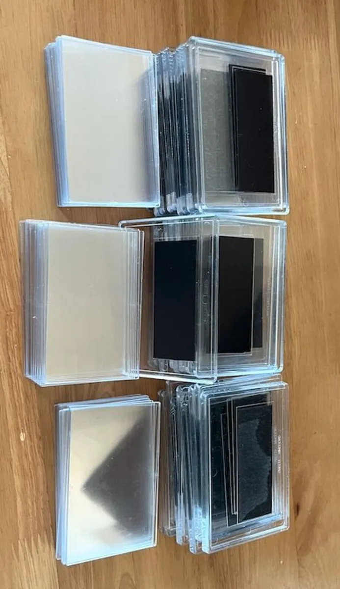 Job Lot 30 Blank Acrylic Photo Fridge Magnets - Cl