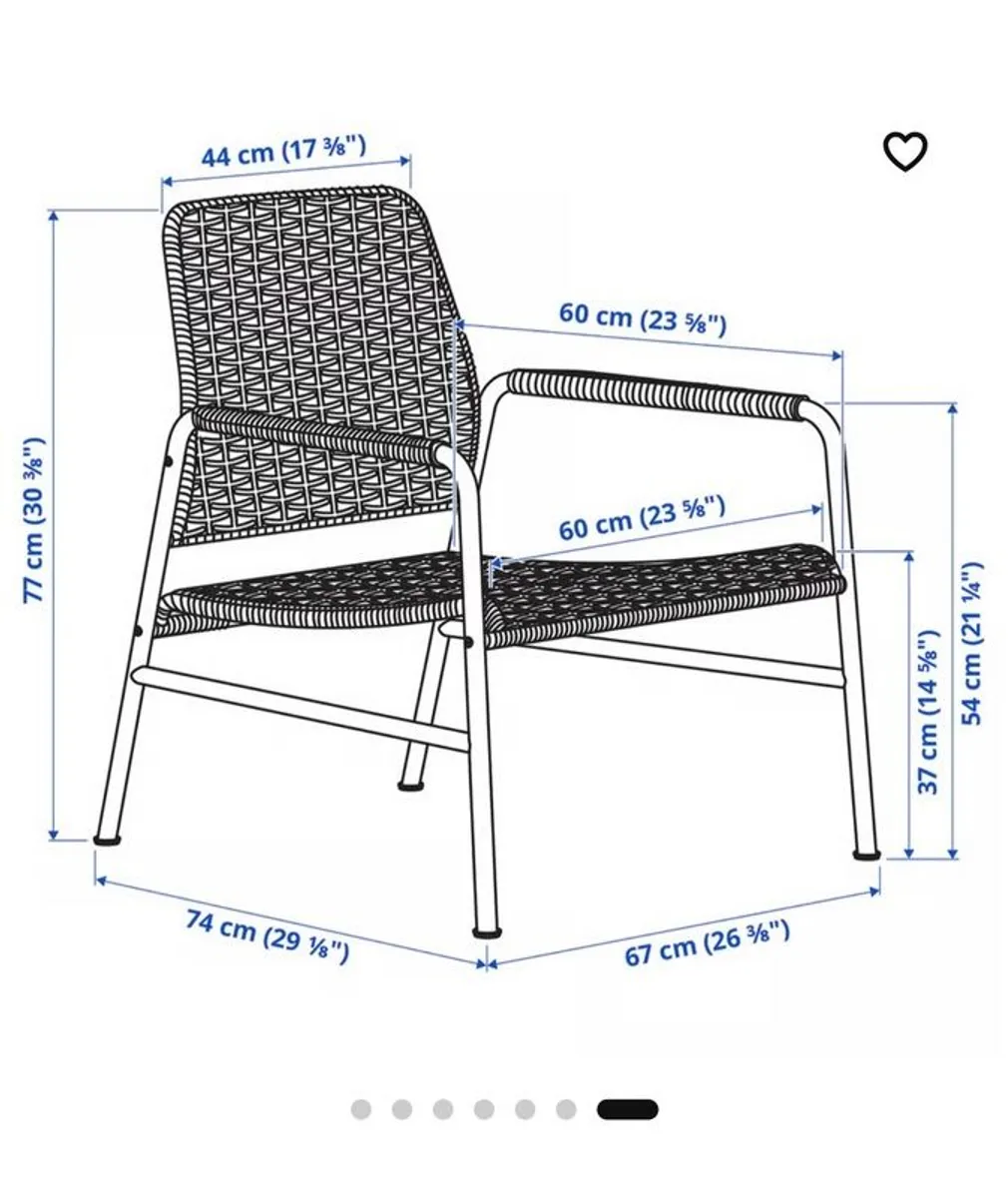 Rattan Ikea chair - Image 2