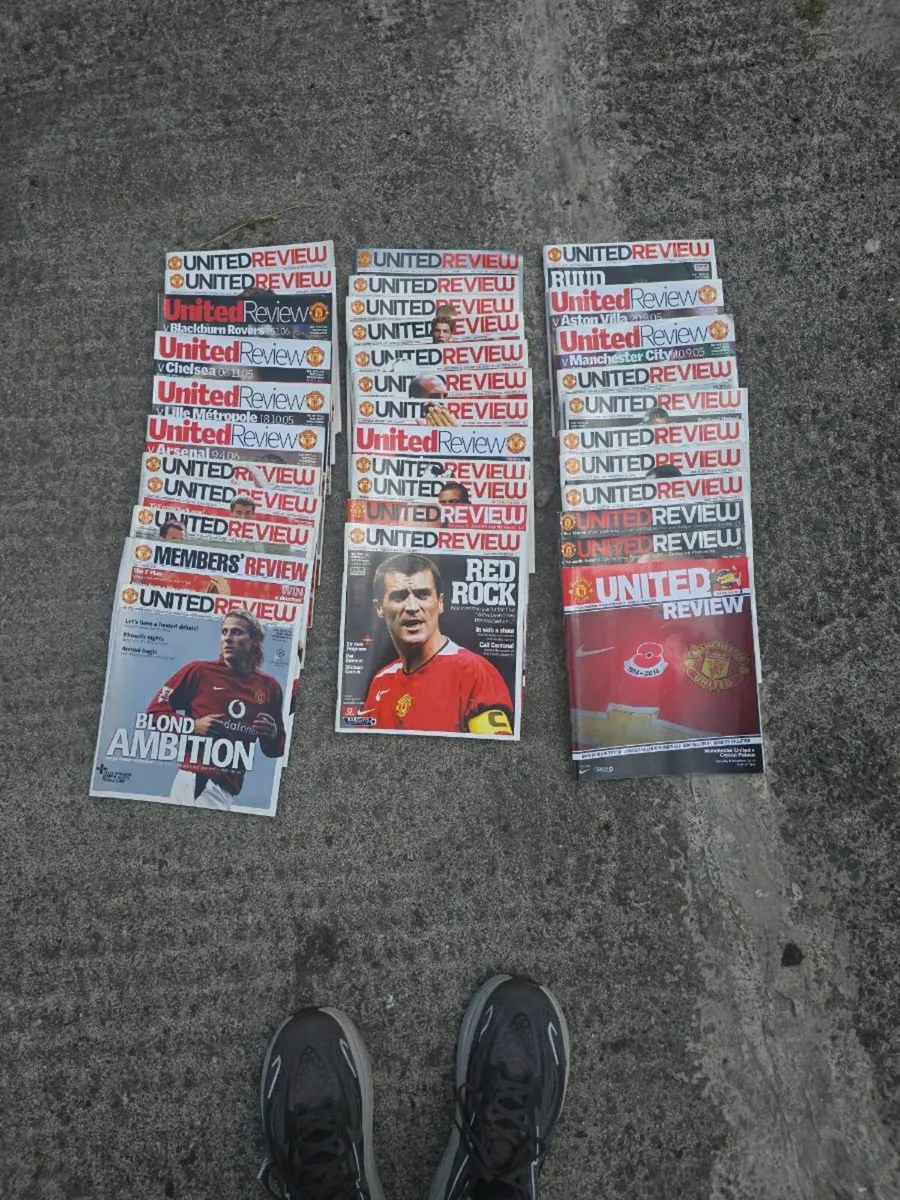 Man utd match programmes - Image 2