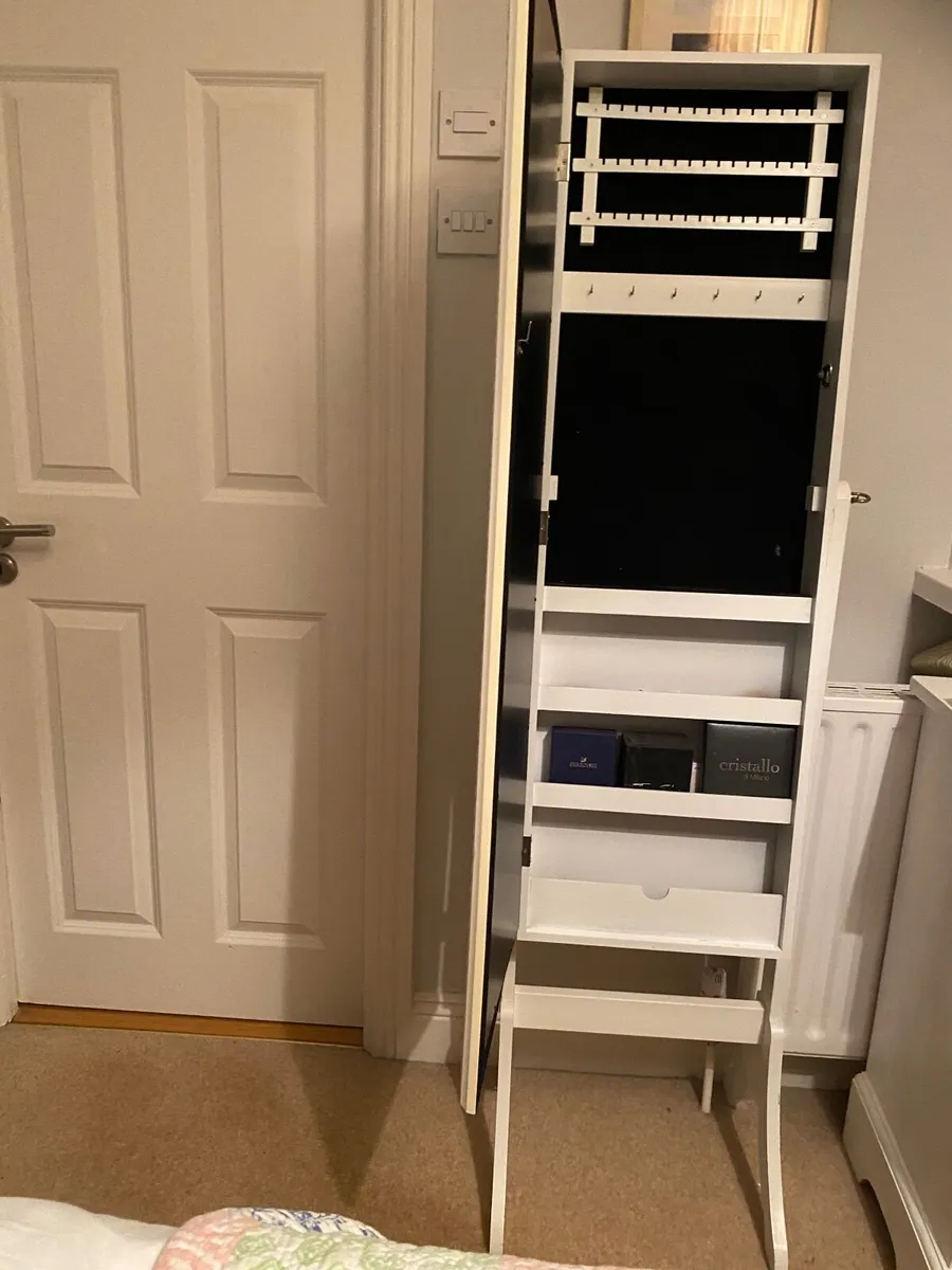 Free Standing Mirror unit  with internal storage - Image 2