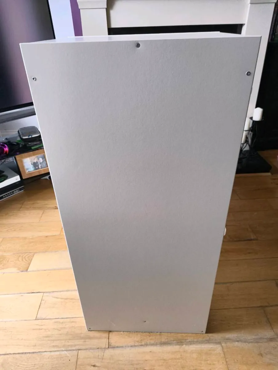 White IKEA Trofast stepped storage unit - Image 2