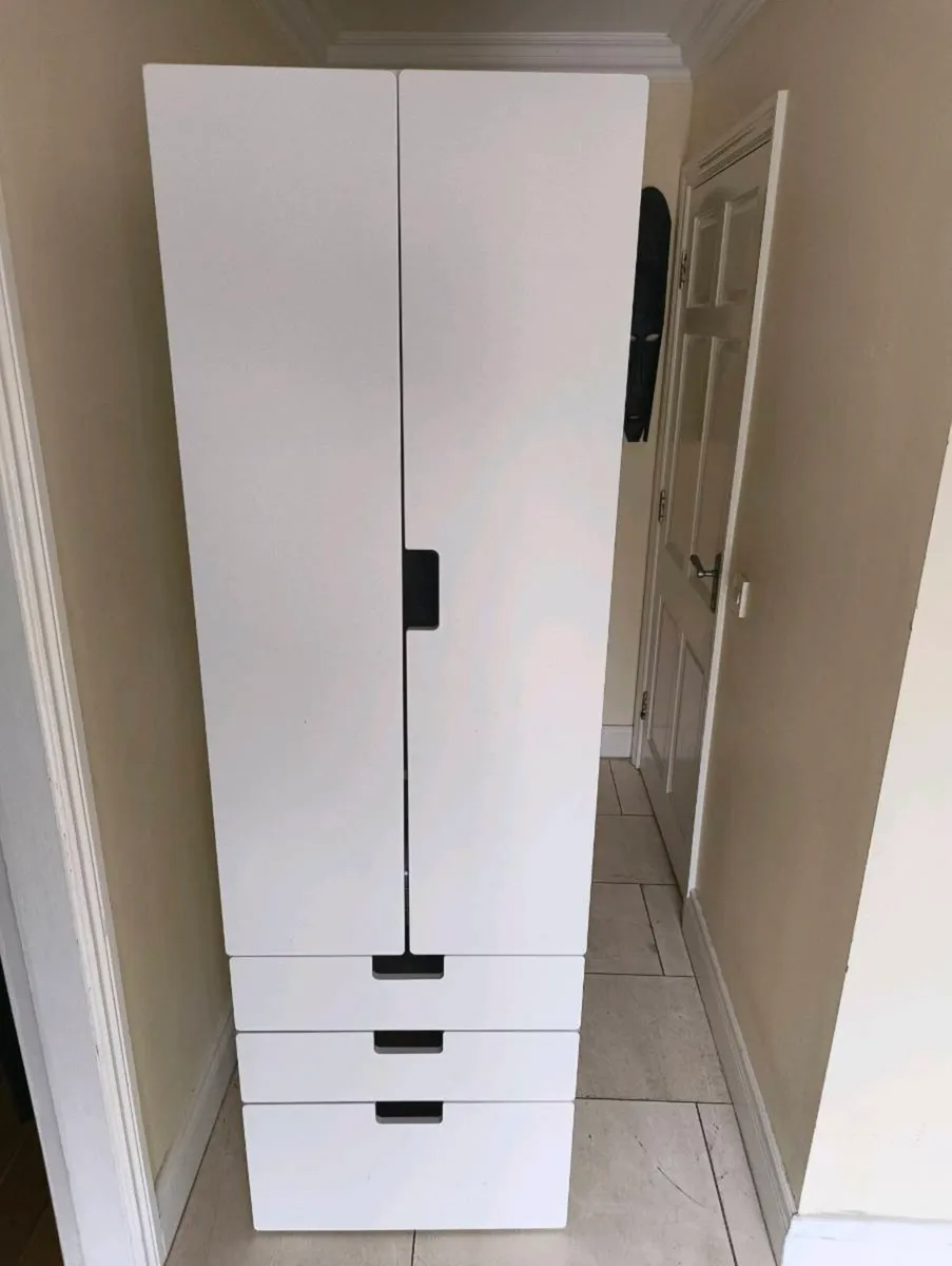 White IKEA Stuva wardrobe - Image 1