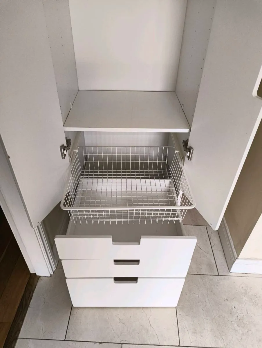White IKEA Stuva wardrobe - Image 3