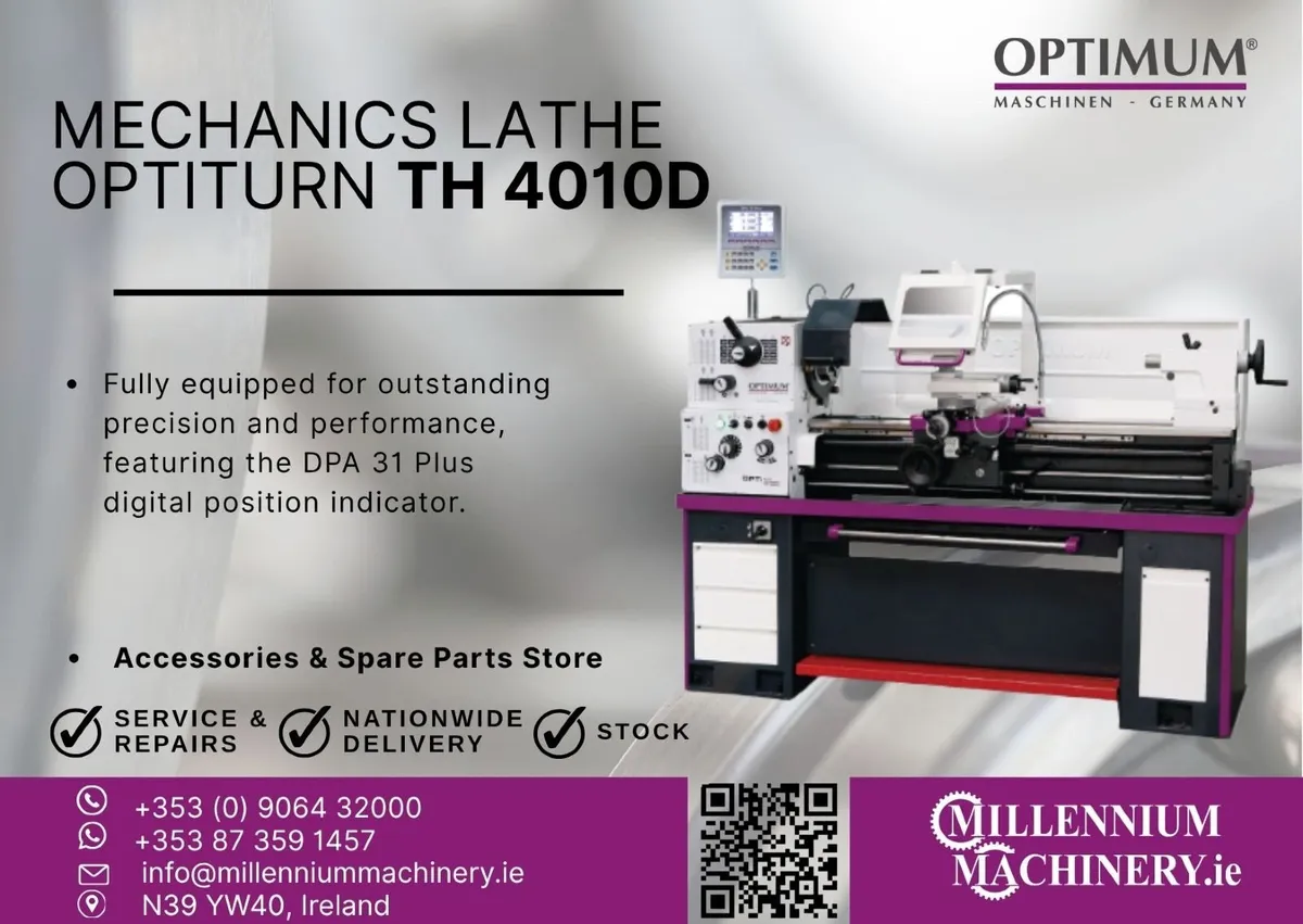 Mechanics lathe OPTIturn TH 4010D