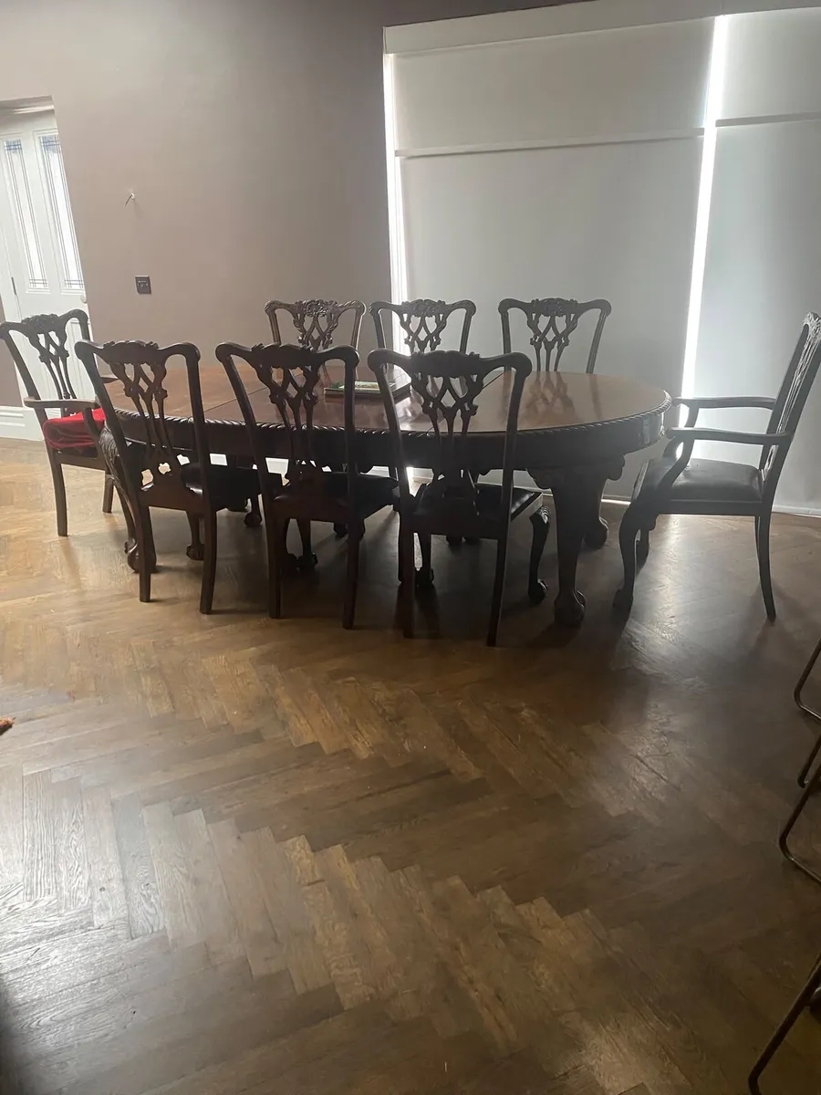 Victorian Table & chairs - Image 1