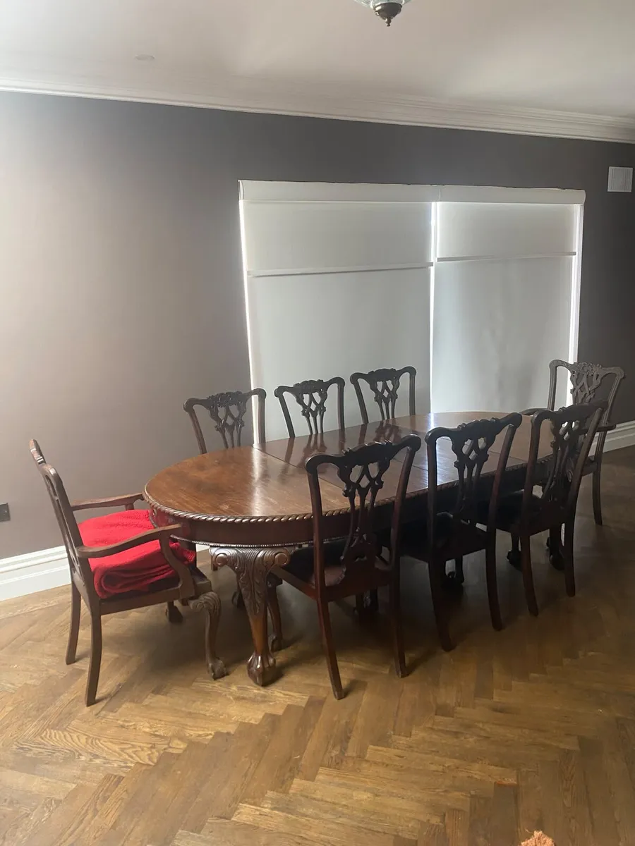 Victorian Table & chairs - Image 3