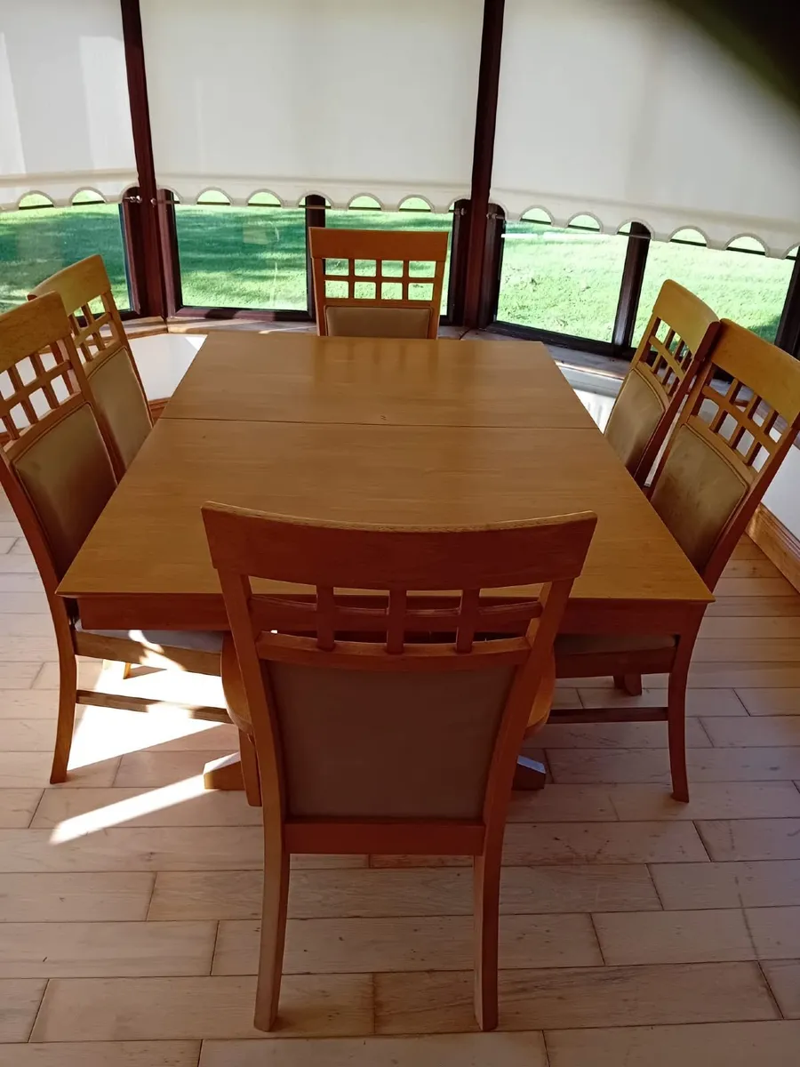 Table and 6 chairs - Image 1