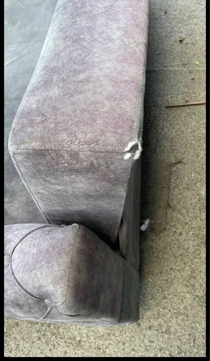 Blue corner sofa - Image 2