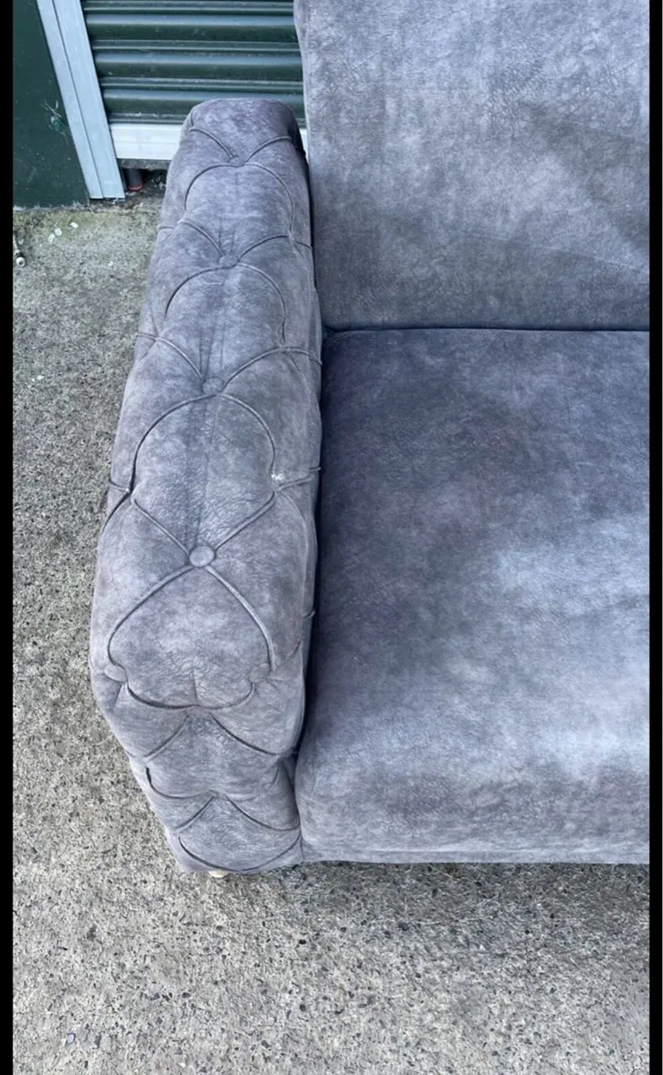 Blue corner sofa - Image 3
