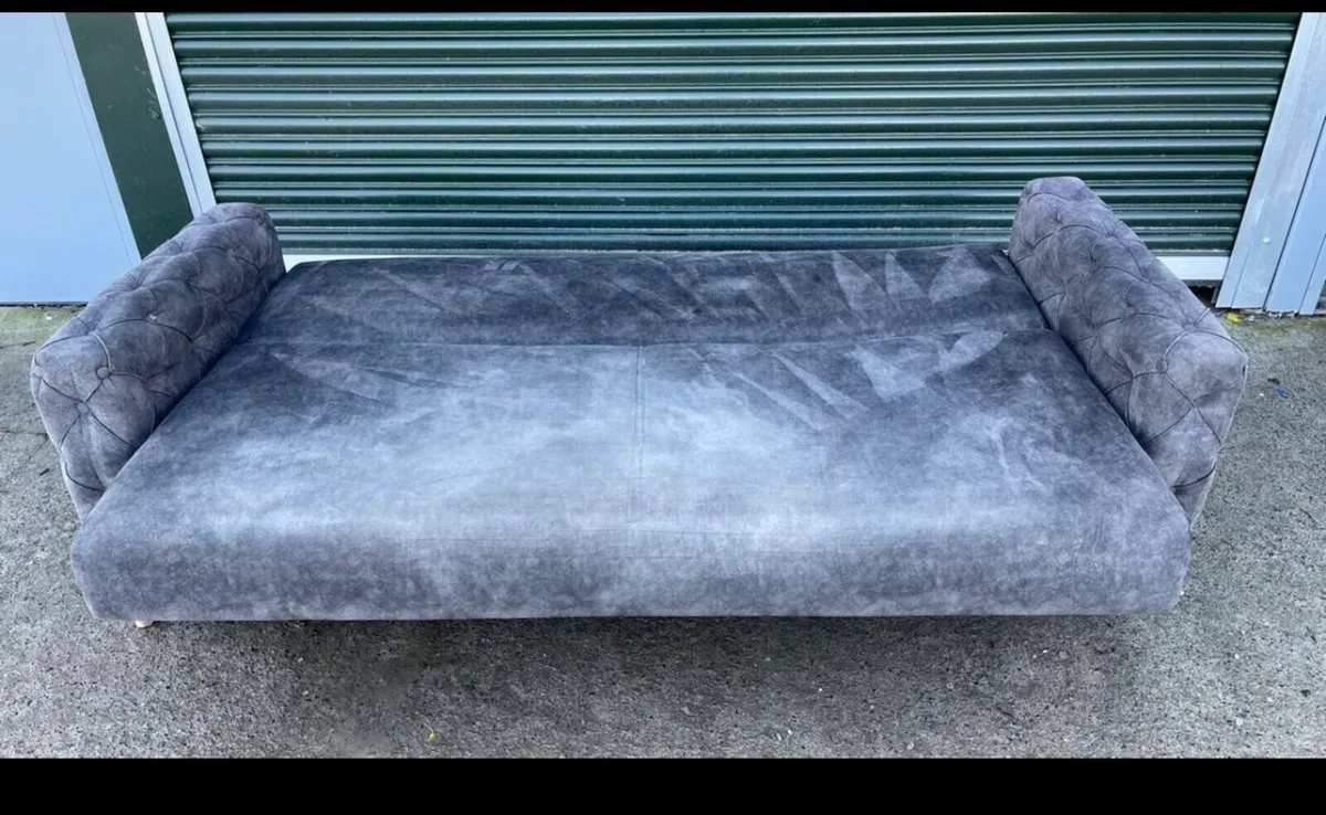 Blue corner sofa - Image 4