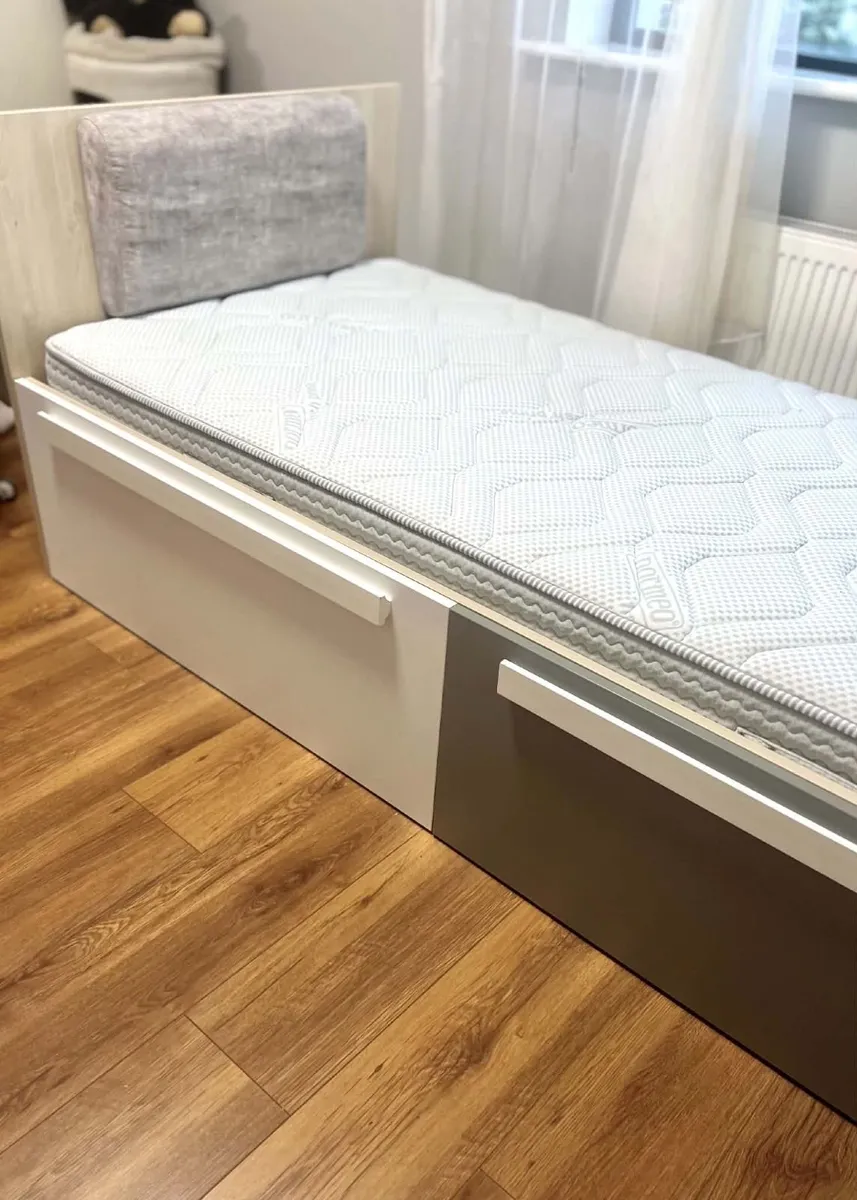 Single Bed with Mattress - Excellent Condition - Image 4