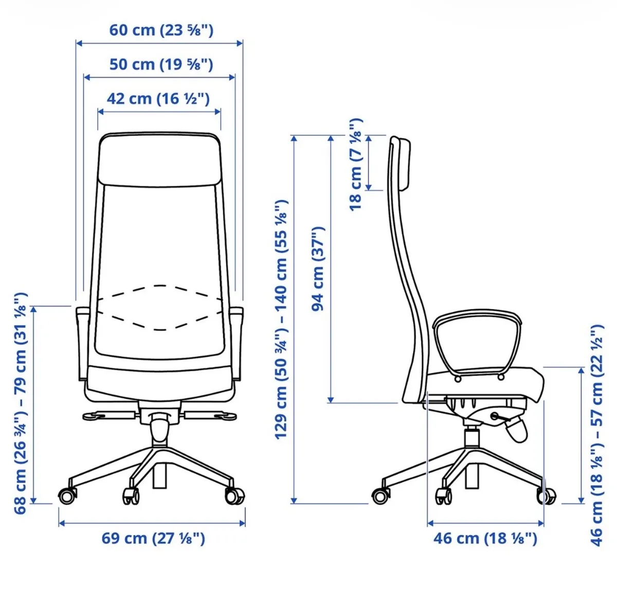 IKEA MARKUS office chair - Image 4