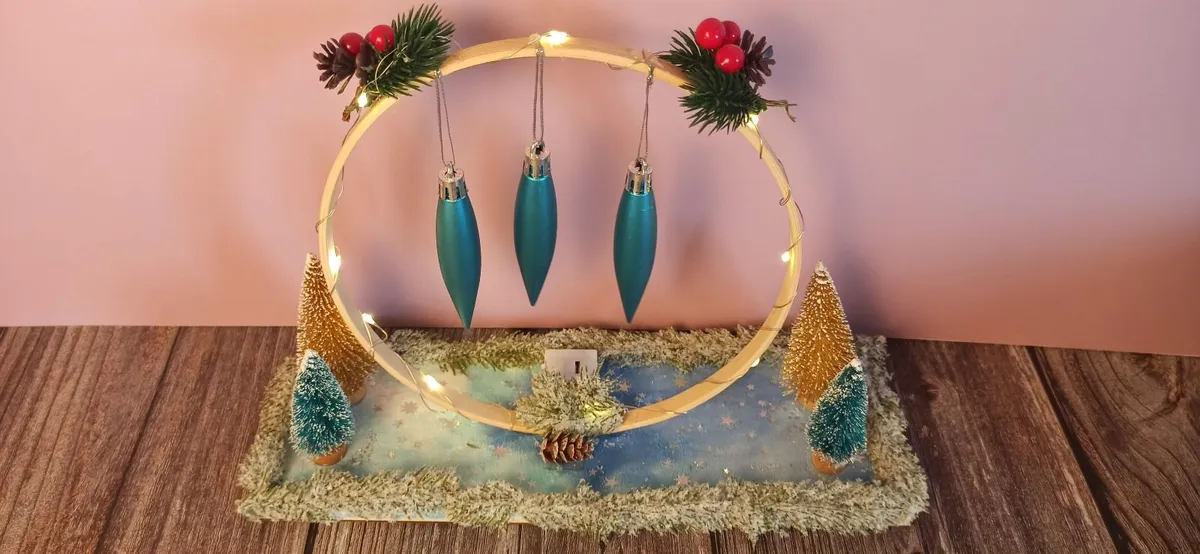 **Handmade Christmas Decoration Set – 3 Pieces** - Image 1