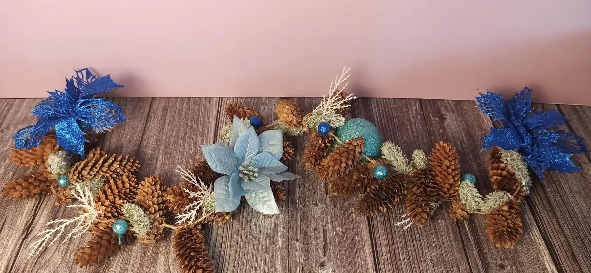 *Handmade Christmas Decoration Set – 2 Pieces** - Image 2