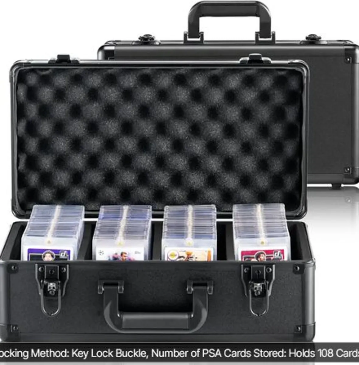 Graded Card Storage Box, 4 Slots, Graded Sports - Image 1